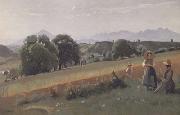 Jean Baptiste Camille  Corot Mornex (mk11) Sweden oil painting artist